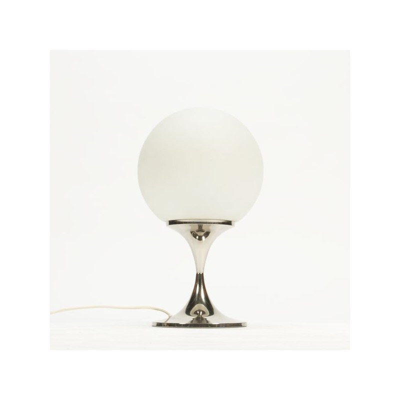 large glass ball lamp