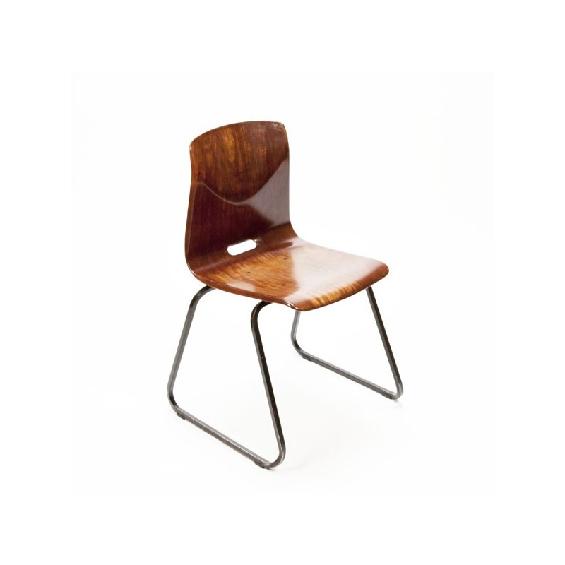 onaangenaam een andere stoel Pagholz stoel met bruin frame - Retro Studio