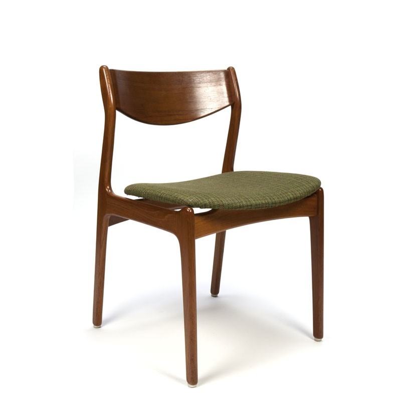 expeditie Uitstekend inhoudsopgave Vintage Deense teakhouten design stoel groen - Retro Studio
