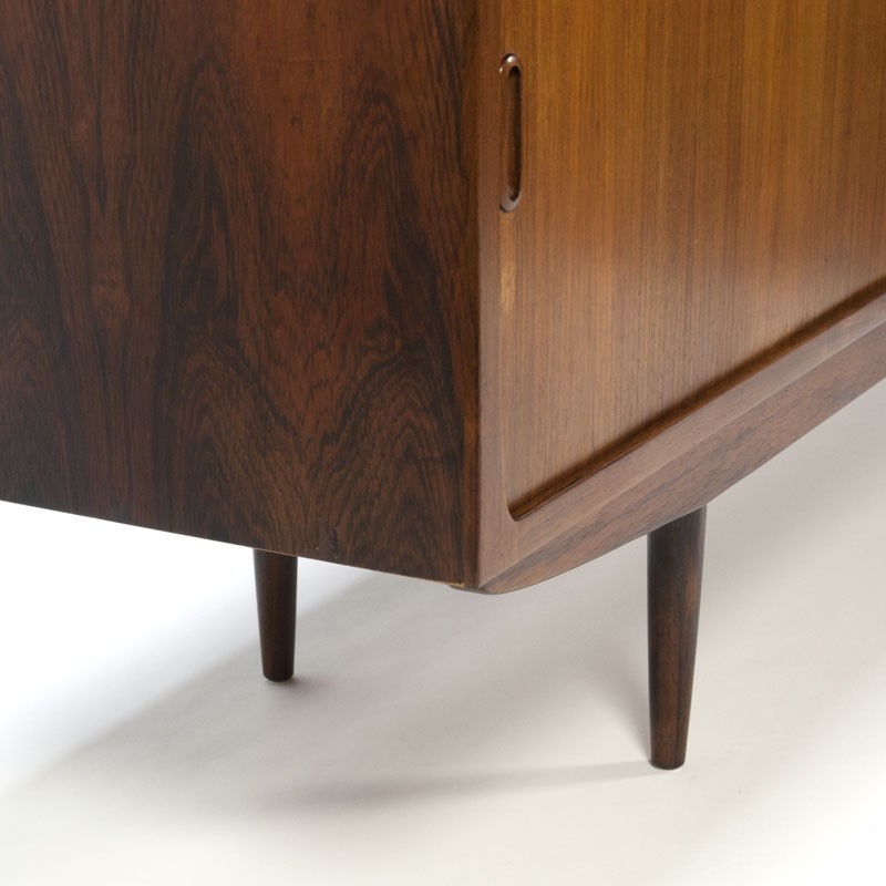 bout verkwistend verhoging Extra lang vintage palissanderhouten dressoir - Retro Studio