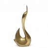 Set of 2 vintage brass swans