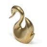 Set of 2 vintage brass swans