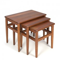 Teak Danish vintage nesting tables