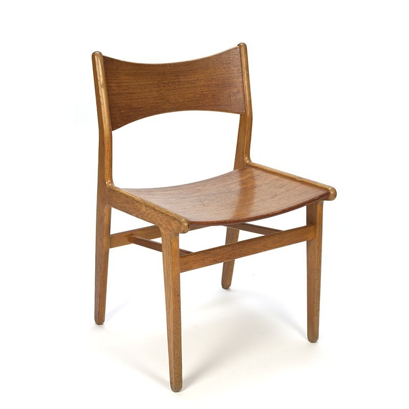 Banzai Wiskunde Nieuwe betekenis Deense vintage houten design stoel - Retro Studio