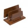 Danish vintage letter holder in teak