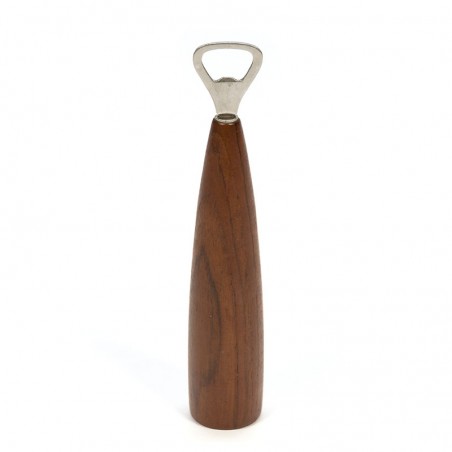 Danish vintage bottle opener in teak