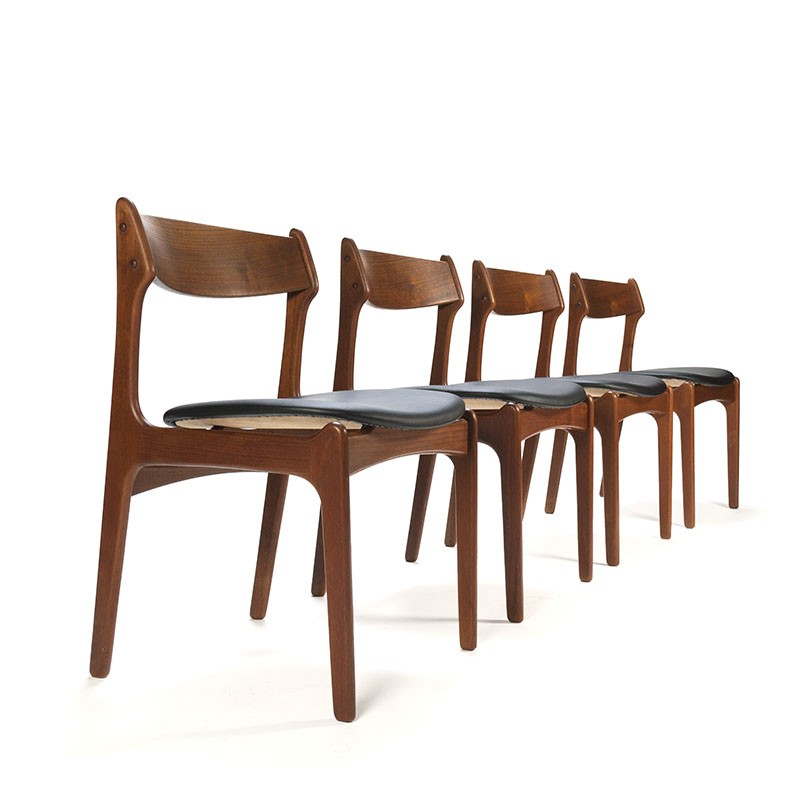 handicap kleding spontaan Set vintage design stoelen ontwerp Erik Buck - Retro Studio