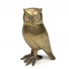 Vintage sculpture of an owl brass sixties