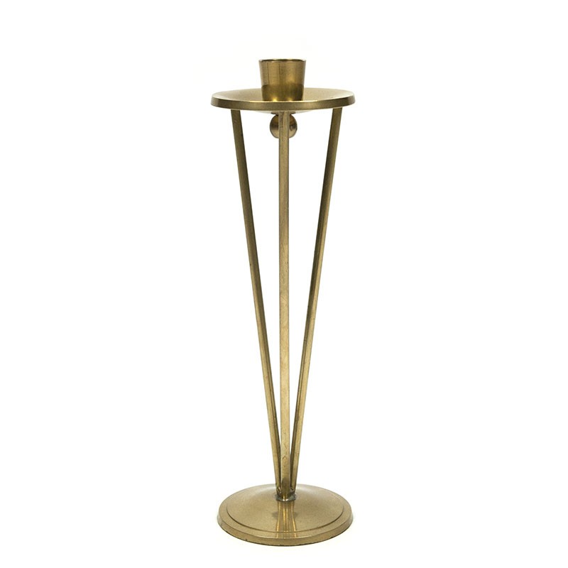 Vintage brass candlestick from the 1960's - Retro Studio