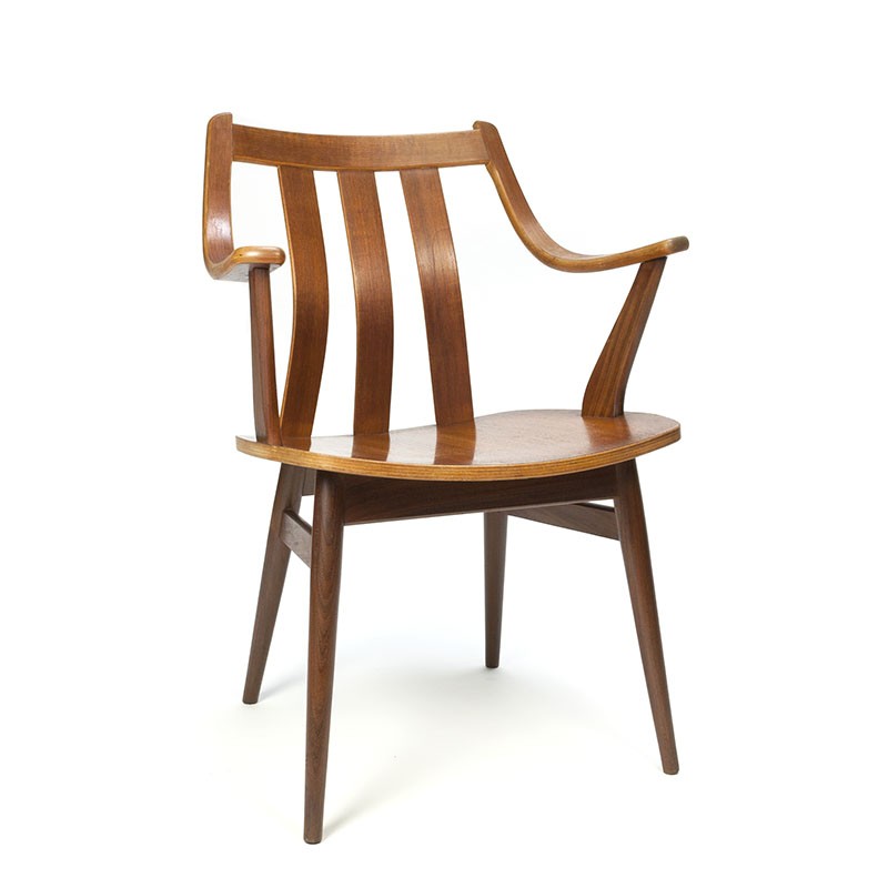Spreek luid Continent Afbreken Vintage gebogen houten stoel vijftiger jaren - Retro Studio