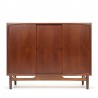 Deens vintage dressoir in teakhout met klein bar gedeelte