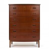 Mid-Century Danish Vintage 6 drawer dresser