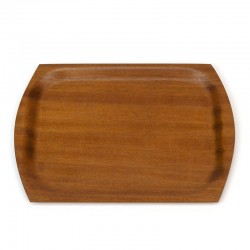 Teak vintage small model serving tray