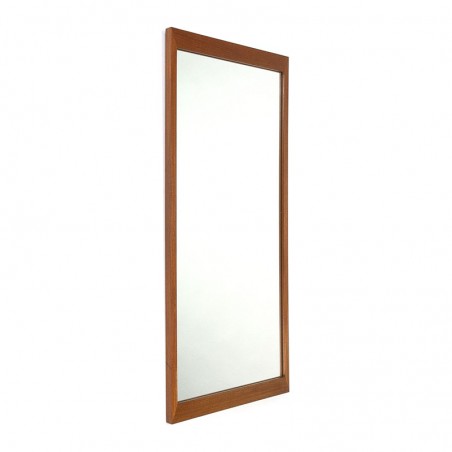 Teak vintage Omann jun model 10 mirror