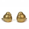 Set of 2 brass vintage sparrows