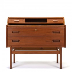 Danish vintage secretary design Arne Wahl Iversen in teak