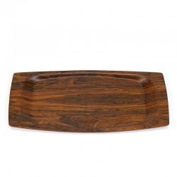 Rosewood wooden vintage Danish tray