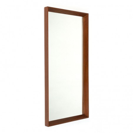 Teak Danish vintage mirror Aarhus model 608F