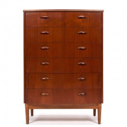 Mid-Century vintage Danish teak chest of drawers