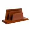 Teak vintage letter holder from the sixties