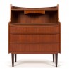 Deense vintage Mid-Century design secretaire in teak