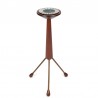 Danish teak vintage ashtray on tripod