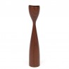 Teak Danish vintage organically designed candlestick