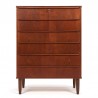 Teak vintage Danish sixties chest of drawers