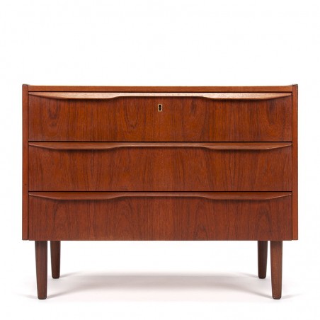 Danish Mid-Century chest of drawers vintage with 3 spacious