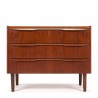 Danish Mid-Century chest of drawers vintage with 3 spacious