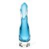 Blue vintage glass sommerso vase