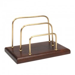 Rosewood vintage Danish letter holder