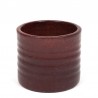 Mobach vintage ceramic small flower pot in burgundy red