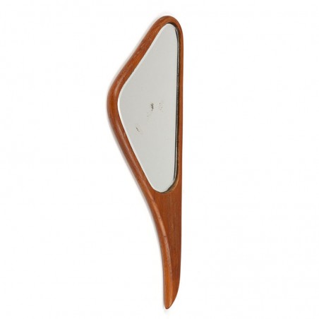 Design hand mirror in teak fifties / sixties Denmark