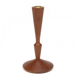 Teak vintage Danish sixties candlestick