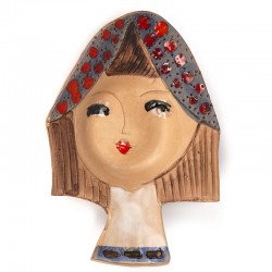 Italian vintage ceramic head marked