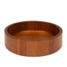 Danish large vintage teak bowl by Wood Lüthje