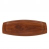 Danish vintage teak oval tray from Denmark