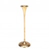 Narrow model vintage brass candlestick