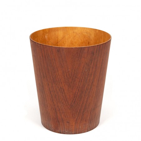 Swedish vintage teak waste/ paper bin from Servex