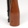 Teak Danish vintage clothing brush as a cat