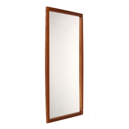 Vintage mirror Danish sixties in teak