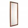 Vintage mirror Danish sixties in teak