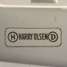 Vintage set van 2 Deense metalen wandlampen gemerkt Harry Olsen