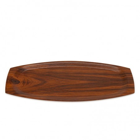 Rosewood Danish vintage oval model tray