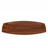 Rosewood Danish vintage oval model tray