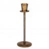 Brass vintage slim candlestick