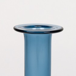 Blue glass vintage Danish vase