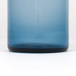 Blue glass vintage Danish vase