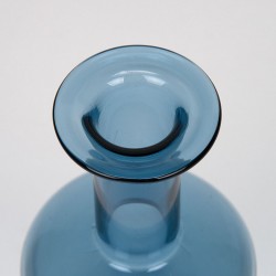 Blue glass vintage Danish vase